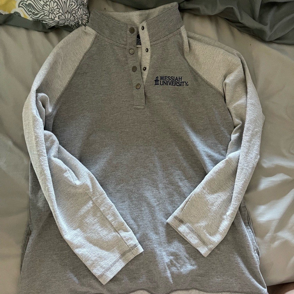 Messiah University 1/4 Zip Sweatshirt. Great condition just too small.